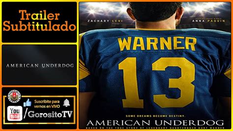 American Underdog Trailer Subtitulado Al Español Zachary Levi