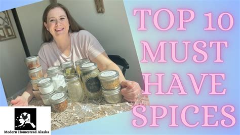 Top 10 Must Have Spices For Your Stockpile Essential Spices For Living Off Grid In Alaska