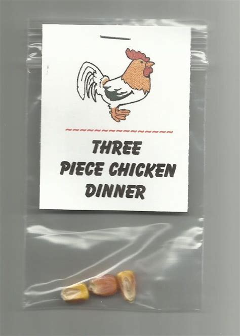 Fake product box for pranks, practical jokes, revenge, send directly to the person you want to embarrass (100% anonymous) crazynoveltyguy. New Homemade Three Piece Chicken Dinner Novelty Gag Gift ...