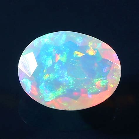 Natural Ethiopian Opal Faceted Oval Cut Loose Gemstone 10x8mm Etsy Uk