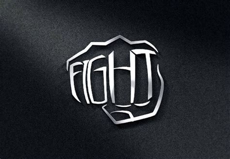 Fight Logo For Mma Mixed Martial Arts By Rizal Graphic Design