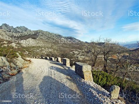 Old Road To Tulove Grede And Over Velebit Mountain Croatia Stock Photo