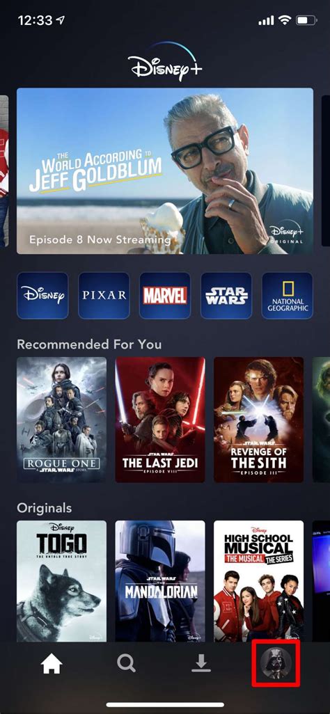 Select upload a customised image and choose one to use from your connected device or onedrive. How do I change my profile name and photo on Disney+ ...