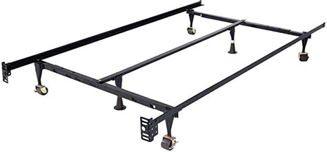Giantex Adjustable Metal Bed Frame With Center Support With