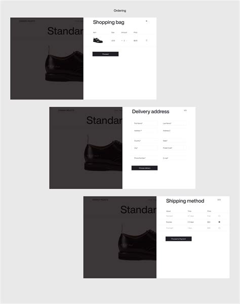 Common Project — Minimalist Footwear Brand Web Design On Behance