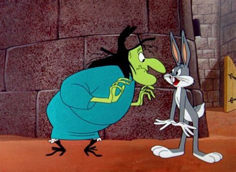 Witch Hazel And Bugs Bunny Hooray Classic Cartoon Characters Favorite