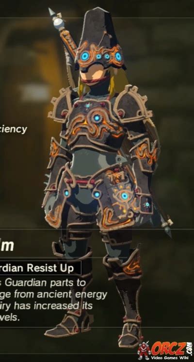 Breath Of The Wild Ancient Armor Set The Video Games Wiki