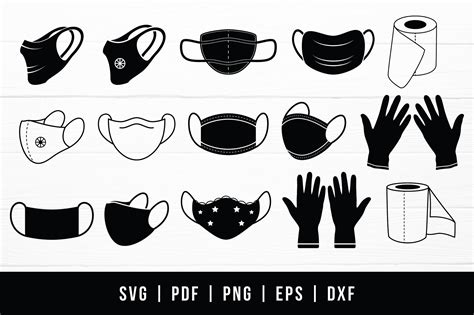 Face Mask Svg Bundle Graphics Creative Market