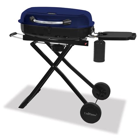 Portable gas grills are perfect for your outdoor parties! UniFlame Tailgate Outdoor Barbecue Gas Grill