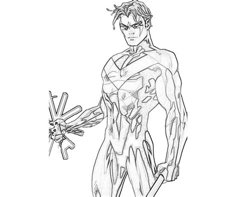 Nightwing Coloring Pages Coloring Home