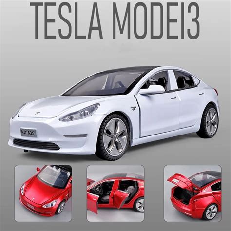 Alloy Car Model Diecasts Alloy Vehicles Toy Cars Tesla Model 3 Car
