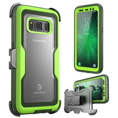Galaxy S8 Active Case Magma I Blason Rugged Holster Case With Screen