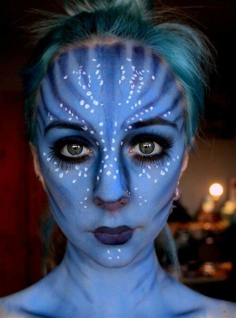 Avatar Face Painting More Easy Halloween Face Painting Halloween Make