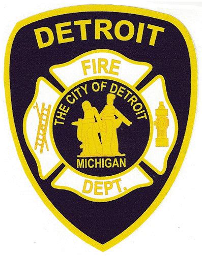 Detroit Fire Department 4 Vinyl Decal Eagle Emblems And Graphics