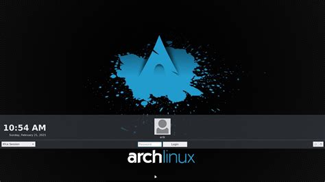 Arcolinux 1881 Going From Lightdm To Sddm Choose Any Of The New