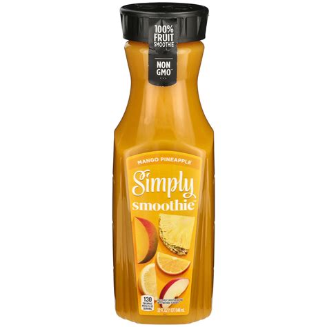 Simply Mango Pineapple Smoothie - Shop Shakes & Smoothies at H-E-B