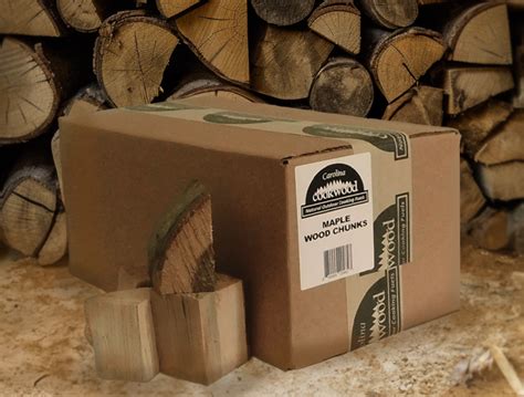 Boxed Maple Wood Chunks Carolina Cook Wood