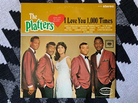 The Platters I Love You 1000 Times Vinyl Record 60s Pop Soul Etsy