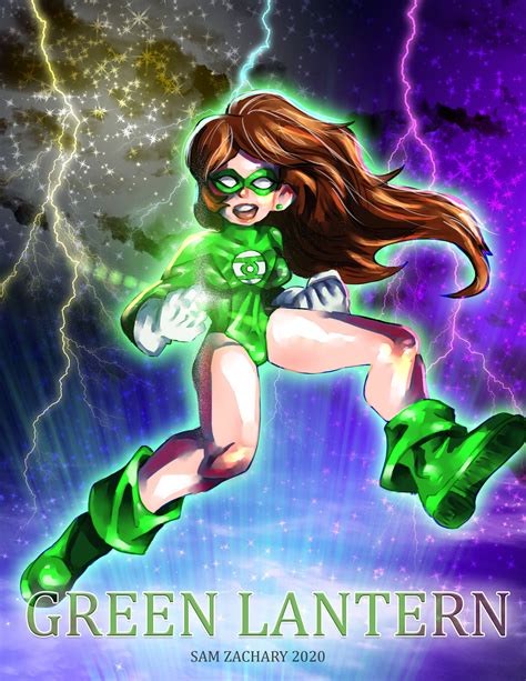 Artstation Female Green Lantern Dc Nation Fanart