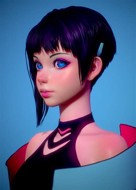 Artstation Cyber Hunter S Zero 3d Olya Anufrieva Character Modeling Character Design