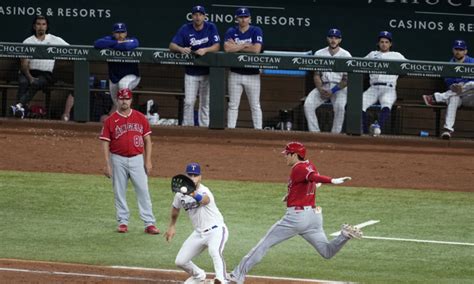 Detmers Takes No Hitter Into 8th Inning Ohtani Hits 42nd Homer As Angels Beat Rangers 20 The