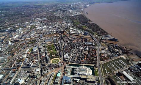 Kingston Upon Hull City Centre England Uk Aerial Photograph Aerial