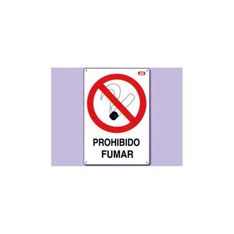 Cartel Obra X Cm Prohibido Fumar