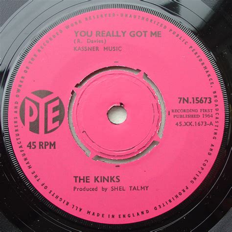 The Kinks You Really Got Me Vinyl 7 45 Rpm Single Discogs