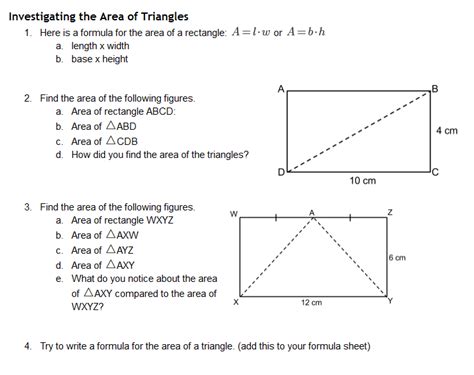 Lesson 152 Area Of A Triangle Geometry With Mr Eoff