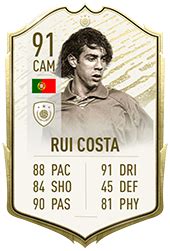See their stats, skillmoves, celebrations, traits and more. Rui Costa - FIFA 20 Icon Player