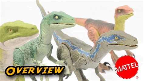 Amber Collection Raptor Squad Overview Jurassic World Amber