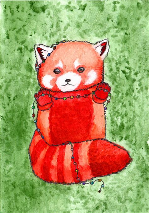 Red Panda By Ellyu On Deviantart