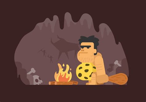 Caveman Vector Art Icons And Graphics For Free Download