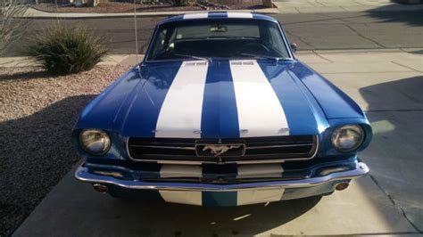 1965 Ford Mustang Blue And White Stripes Lots Of New Parts No Rust Ever