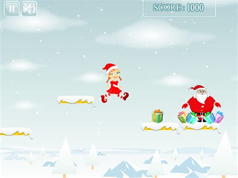 Christmas Girl Jumps Online Game