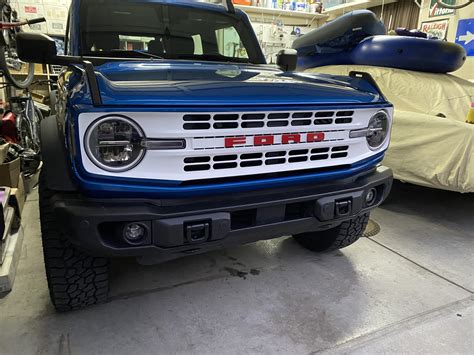 Diy Budget Heritage Grill W Ford Lettering Bronco6g 2021 Ford