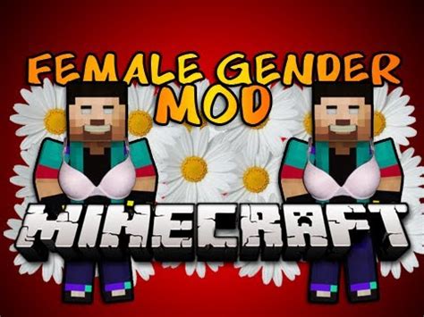 Minecraft Mod Review Female Gender Mod Become A Lady Youtube