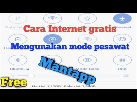 Ingin internetan gratis tapi gak tau caranya?, berikut beberapa cara internetan gratis yang bisa digunakan dengan mudah pada android kesayangan anda. Cara internet gratis seumur hidup mengunakan mode pesawat ...