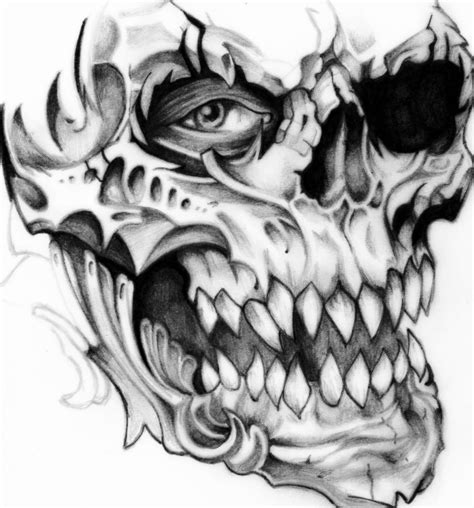 Skull Tattoo Wip By Deathlouis On Deviantart