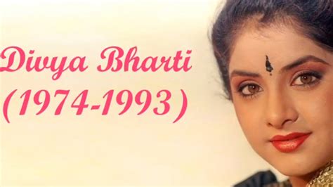 Divya Bharti Life Storybiography In Hindi Youtube