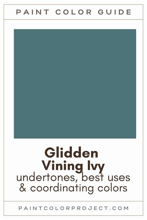 Glidden Vining Ivy Complete Color Review The Paint Color Project
