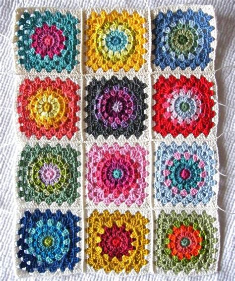 Creative Crochet Granny Square Free Patterns For