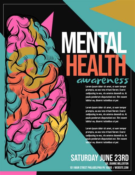 37k Free Mental Health Poster Templates Postermywall