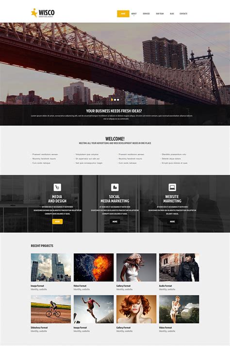 30 Top Bestselling And Beautiful Wordpress Templates For Any Industry
