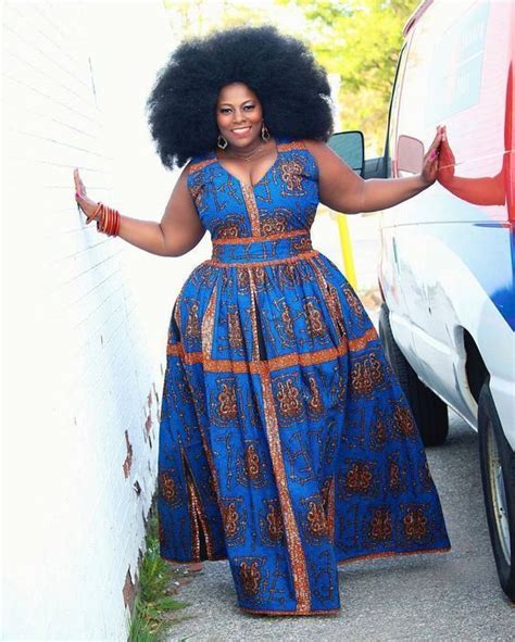 Beautiful African Print Styles For Plus Size And Curvy Ladies African
