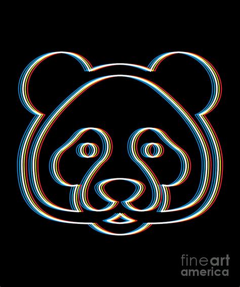 Psychedelic Bear T Psy Trance Music Trippy Retro 3d Effect Design