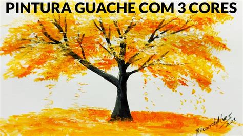 Arvore Com Tinta Guache