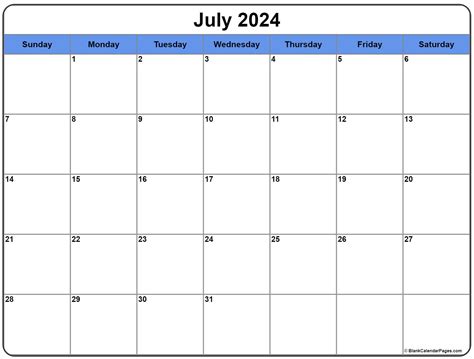 July 2022 Calendar Free Printable Calendar Templates July Calendar