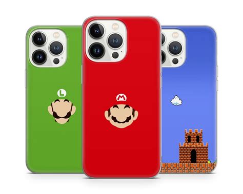 Super Mario Phone Case Mario Bros Phone Cover For Iphone 14 13 Pro Max