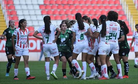 Liga MX Femenil Partido Entre Necaxa Y Santos Termina En Batalla